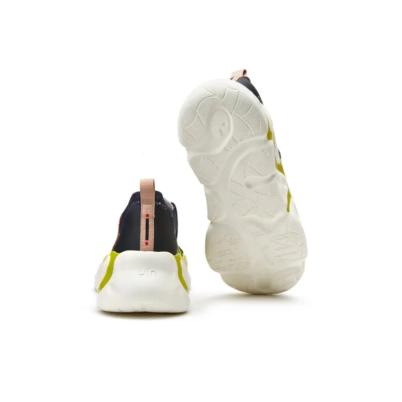 U.IN Painted Travel Shoes Low Top Chunky Sneakers Unisex-39