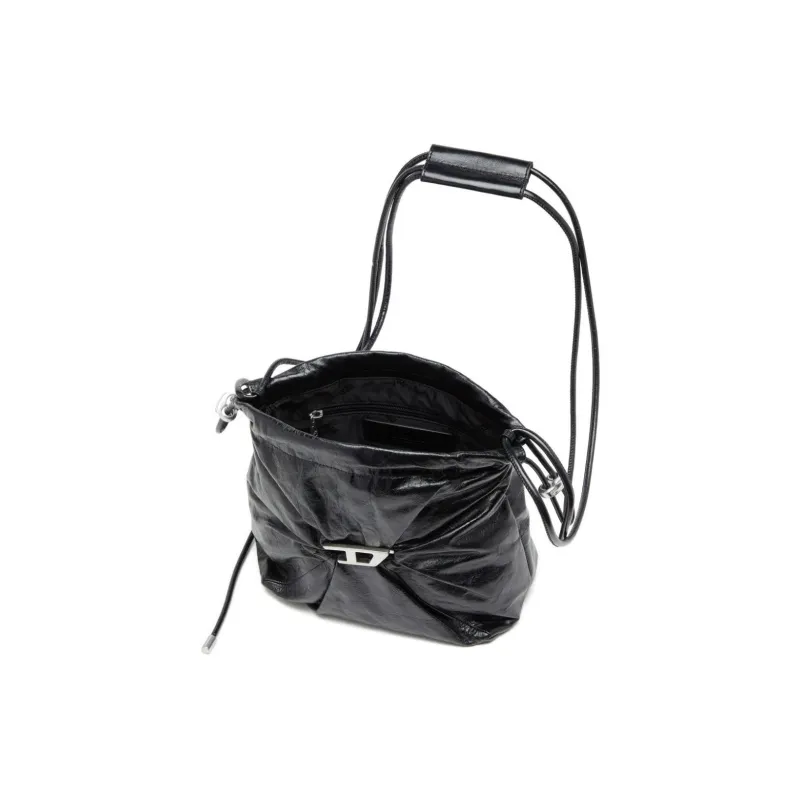 DIESEL Scrunch D Drawstring Bucket Bag-4