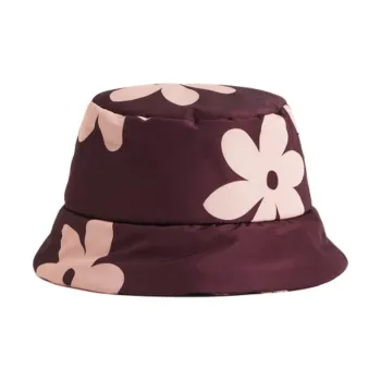 H&M Polyester Cotton Bucket Hats Women's Burgundy