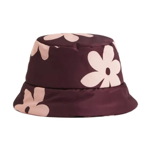 H&M Polyester Cotton Bucket Hats Women's Burgundy