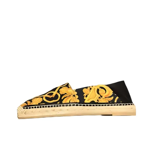 FANSIZHE Espadrilles Men's Black Yellow