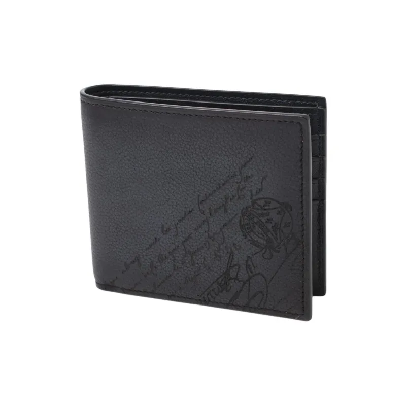 BERLUTI Leather Wallet Men's Blue-1