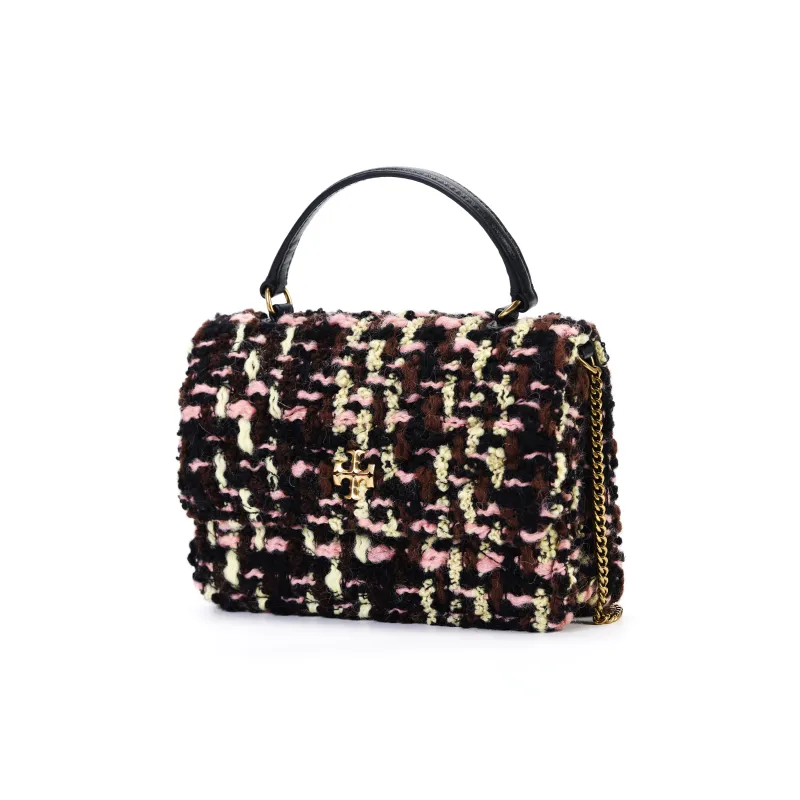 TORY BURCH Floral Brocade Leather Trim Shoulder Bag Women's Multicolor-1