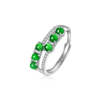 YUANYUXIANG Ice Glutinous Jadeite Rings Women's