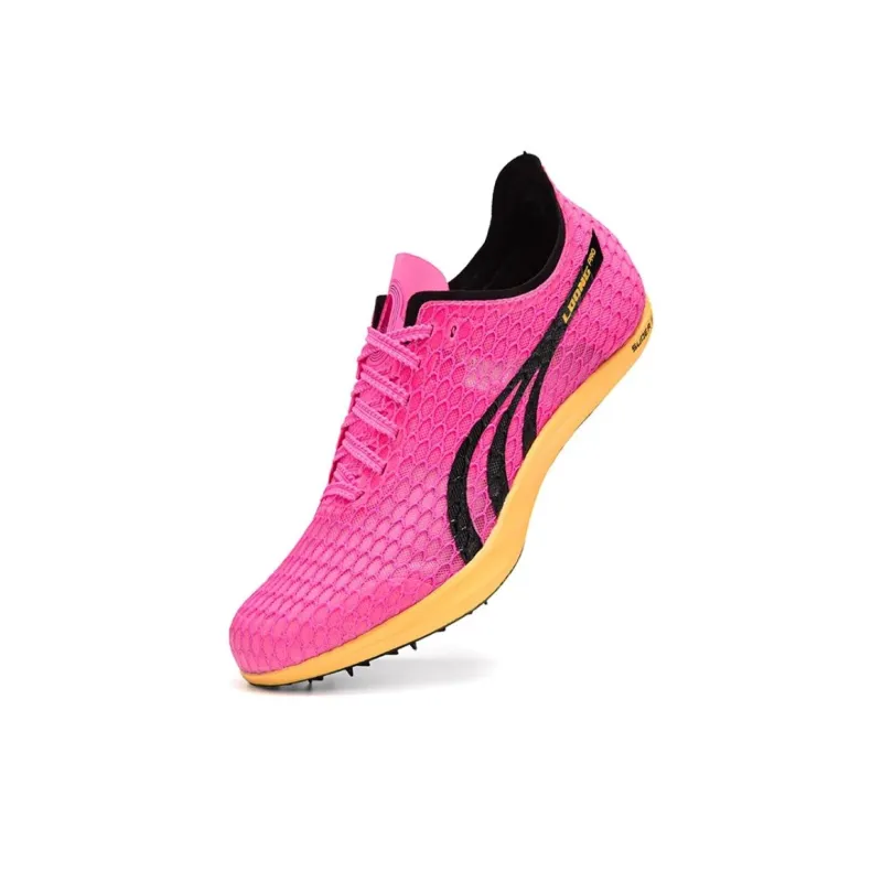 DO WIN Slip Resistant Rebound Low Top Full Length Carbon Plate Training Running Shoes Unisex Pink Yellow-1