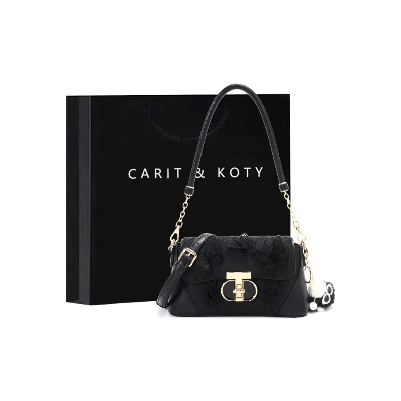Carit&Koty Polyurethane Synthetic Leather Handbag Shoulder Bag Crossbody Bag Medium Size Women's Pink White Black-17