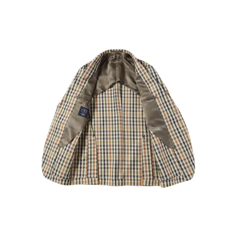 Beams Business Suit Men's Olive Green-2