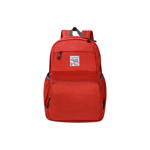 SUISSEWIN Fabric Large Capacity Campus Style Commuter Backpack Regular Men's Multicolor