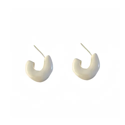 EAR PARTNER Silver Stud Earrings Women's