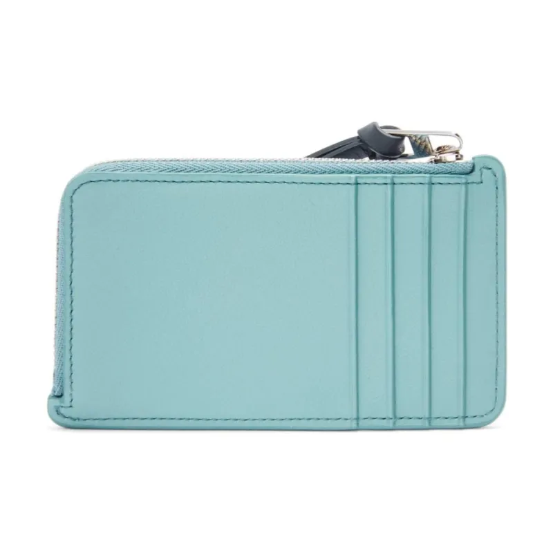 LOEWE Suna Fujita Collaboration Napa Calf Leather Wallet Women's Water-1