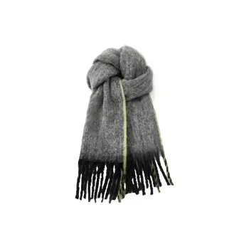 PISHUSHU Polyester Knit Scarves Unisex