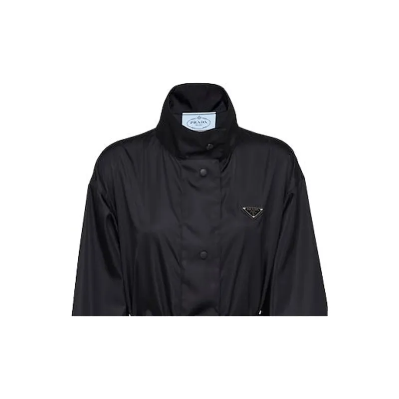 PRADA Re Nylon Logo print Raincoat-1