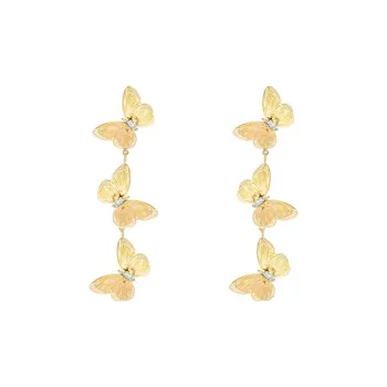 Peach Tea Alloy Earrings Women's