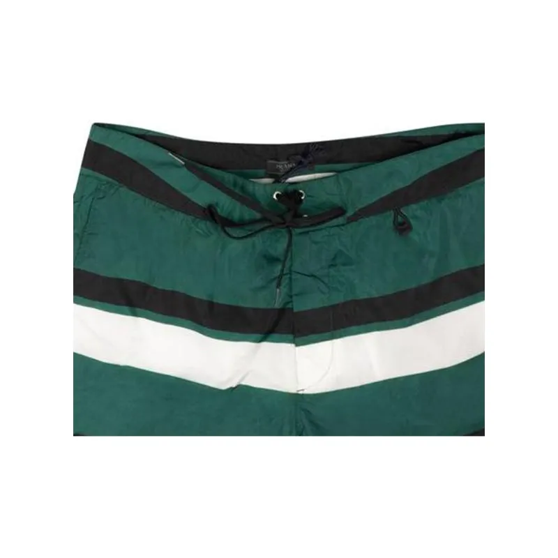 PRADA Striped Nylon Swim Shorts-2