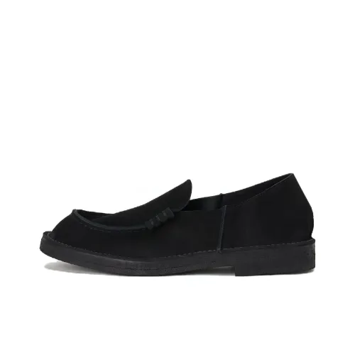 Hender Scheme embroidered-logo Loafers Men's Black