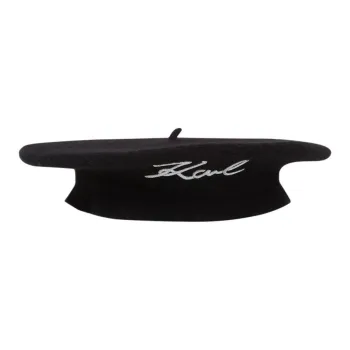 KARL LAGERFELD / Karl Lagerfeld Jeans Signature Wool Beret