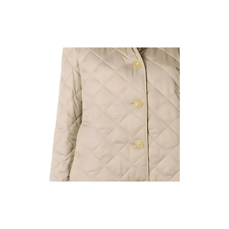 Burberry Puffer Jacket Women's Beige-2