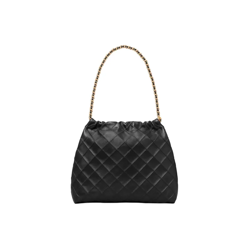 TORY BURCH Fleming Hobo Bag Black-2