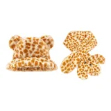 Leopard Print (Hats & Caps+Scarf) Two-Piece Set