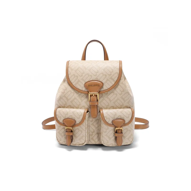 BELLE Artificial Leather Backpack Women's Multicolor-5