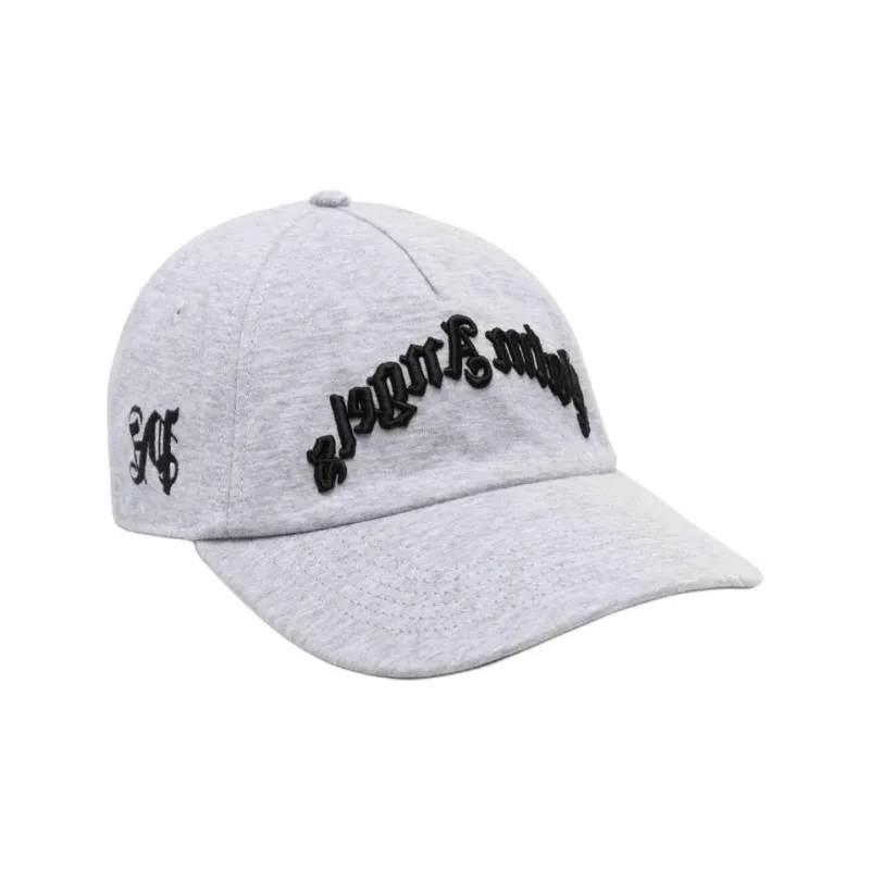 PALM ANGELS Curved Logo Cap-1