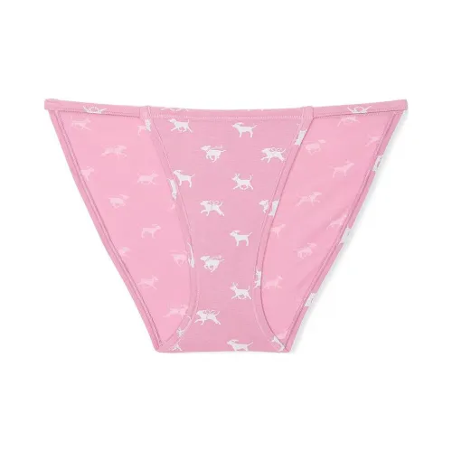 Victoria's Secret PINK Cotton String Bikini Panty / MPDP Underpants Women's 1 Pack Pink