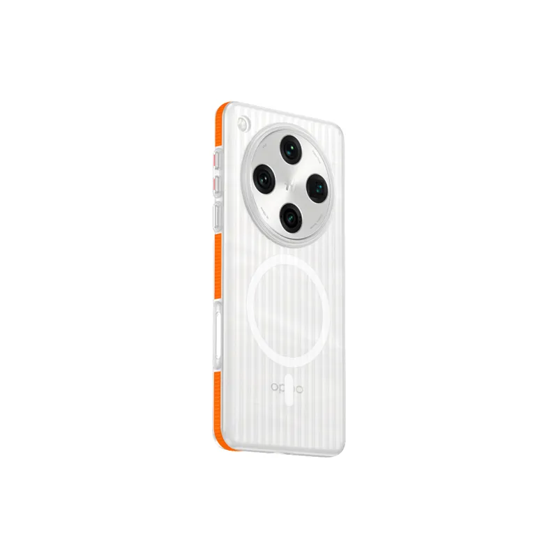 TXBX PC Material Corrugated Stripes Fully Enclosed Magnetic Phone Case Compatible With Oppo Find X8 Collection-2