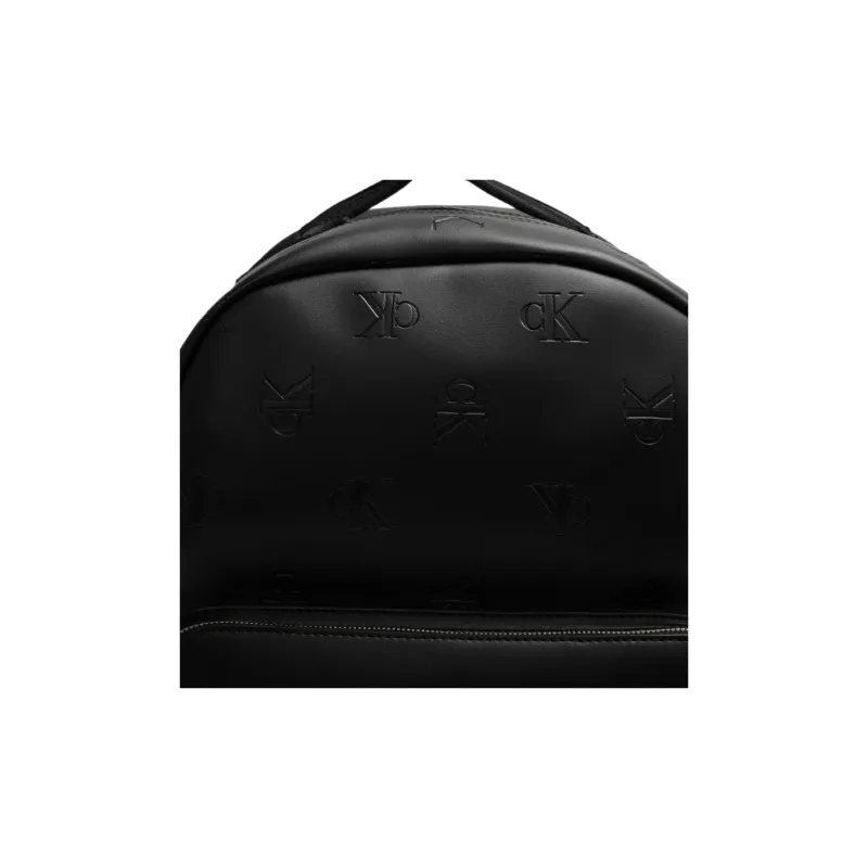 CALVIN KLEIN Synthetic Material, Fabric Backpack Tubas Men's Space Black-4