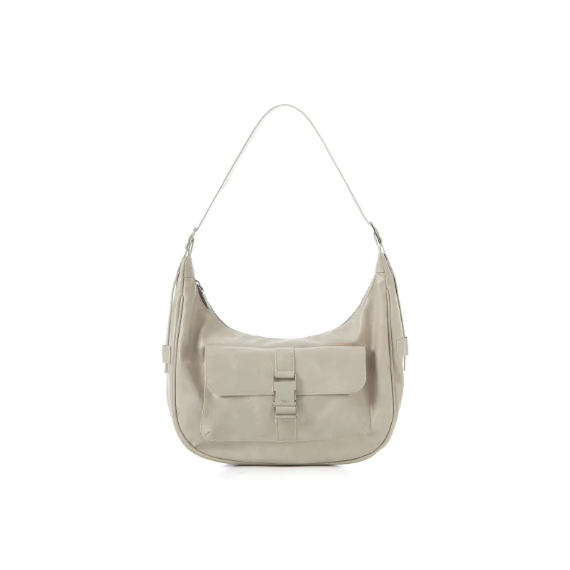 SQUARE Line Cow Leather Shoulder Bag Tubas Women's-6