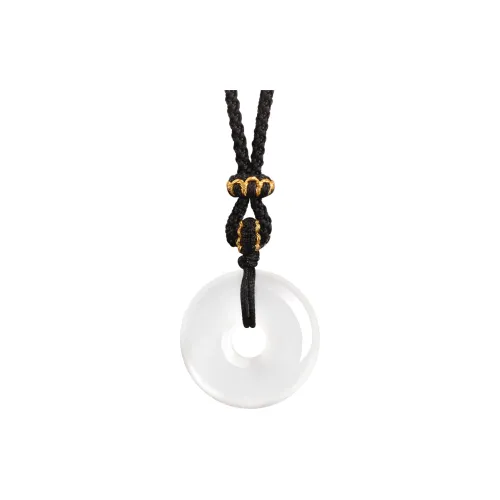 JIAOSHIYU Serpentine Jade Necklaces Unisex