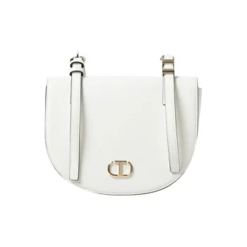 TWINSET MILANO Polyurethane Shoulder Bag Women's Cream