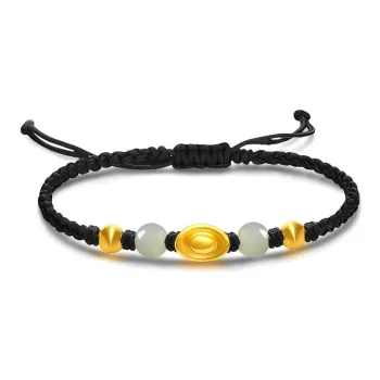 Royal Dragon Mirror Gold Bracelet Unisex