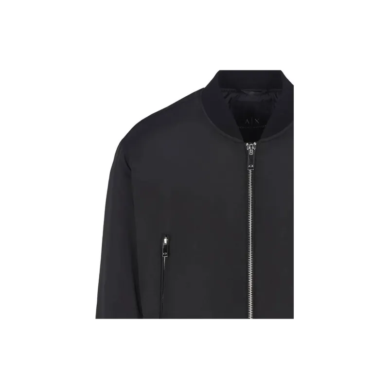 ARMANI EXCHANGE Logo patch Bomber Jacket-3