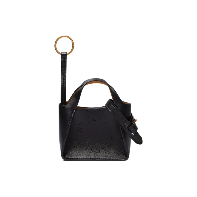 Stella McCartney Leather Keychains Women's Black-0