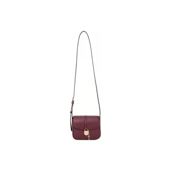 MICHAEL KORS Lyra Cow Leather Crossbody Bag, Shoulder Bag Small Size Women's Umber