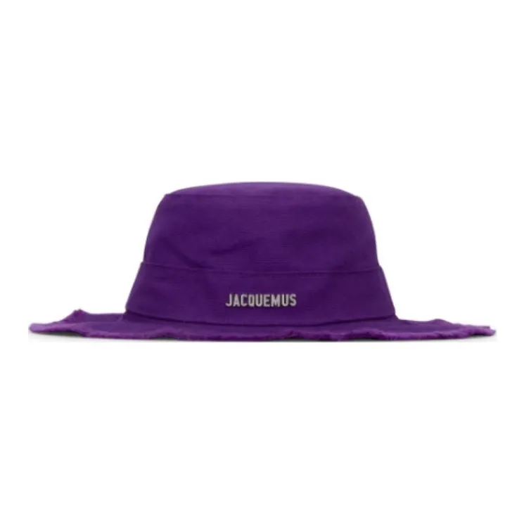 Jacquemus Cotton Bucket Hats Men's Purple-0