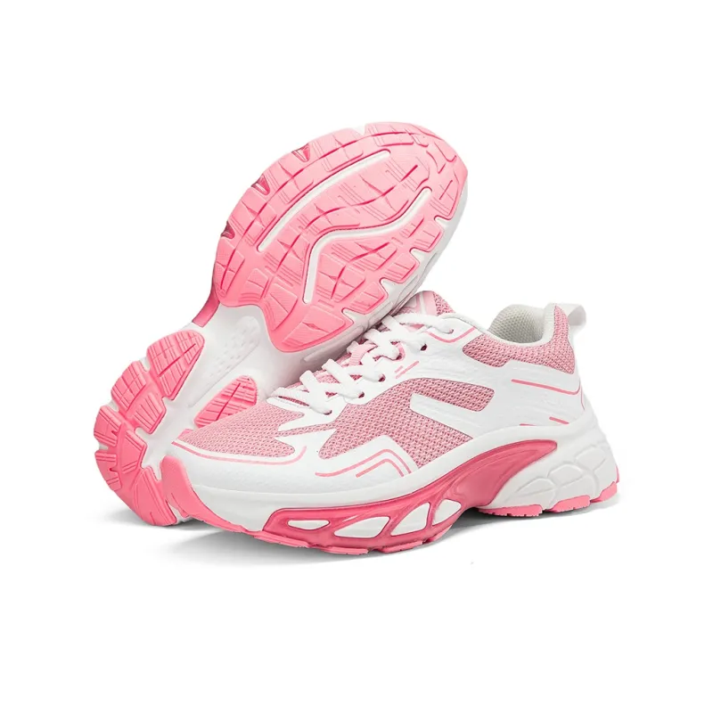 Kinglake Cushioning Slip Resistant Height Increasing Low Top Chunky Sneakers Women's-2
