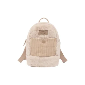Dickies Polyester Backpack Small Size Women's Milk Tea Beige