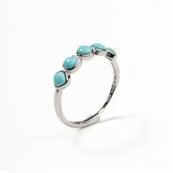 Xianyuan Turquoise Rings Unisex