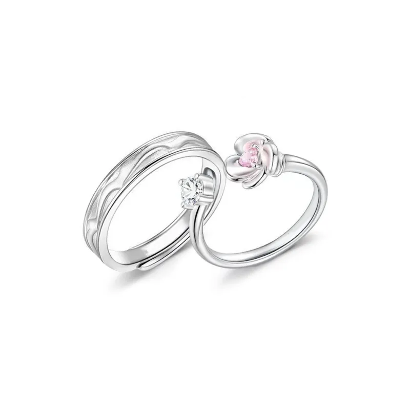 Inkopper 925 Sterling Silver Rings Unisex-6