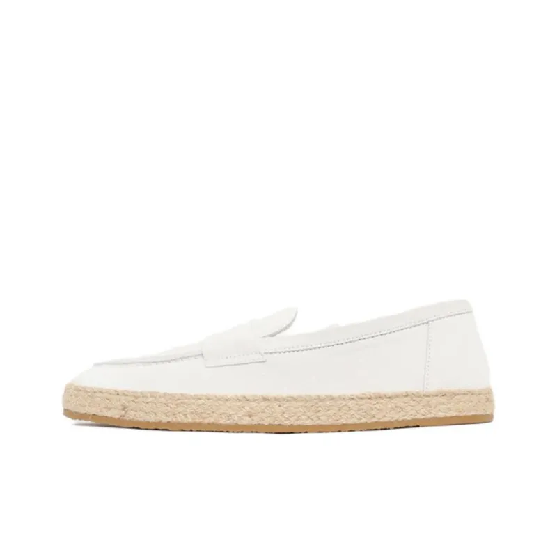 Brunello Cucinelli Espadou Loafers Men's White-0