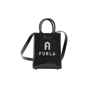 Furla Leather Shoulder Bag, Crossbody Bag, Handbag Mini Women's Black