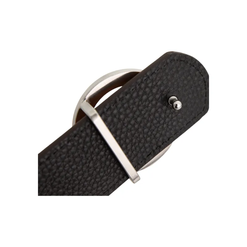 KARL LAGERFELD Top Grain Cow Leather Belts Unisex Width 37mm-3