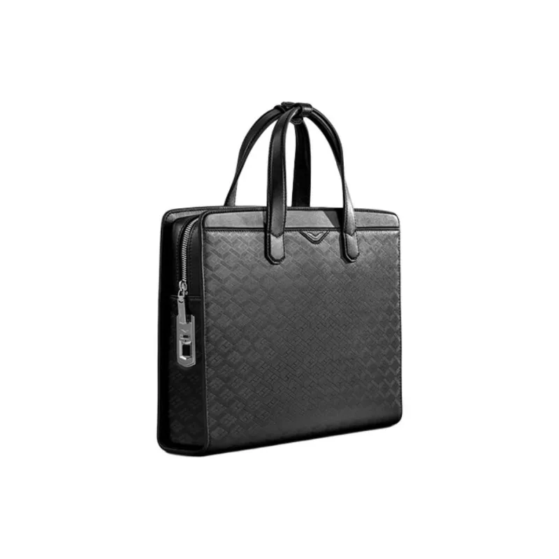 VERTU The First Layer Of Calfskin Briefcase Regular Unisex Black-2