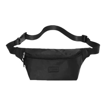 FOUVOR Water Repellent Fabric Crossbody Bag Regular Unisex Black