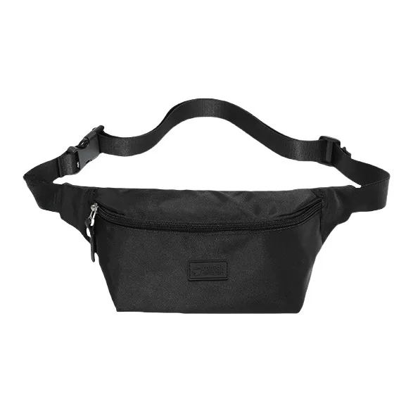 FOUVOR Water Repellent Fabric Crossbody Bag Regular Unisex Black-0