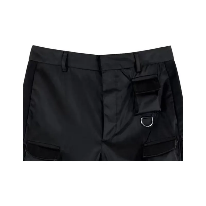 PRADA SS24 Cargo Pants Men Black-3