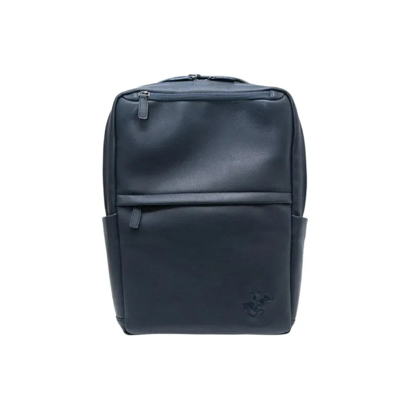 BEVERLY HILLS POLO CLUB PU Backpack Men's Marine Blue-0