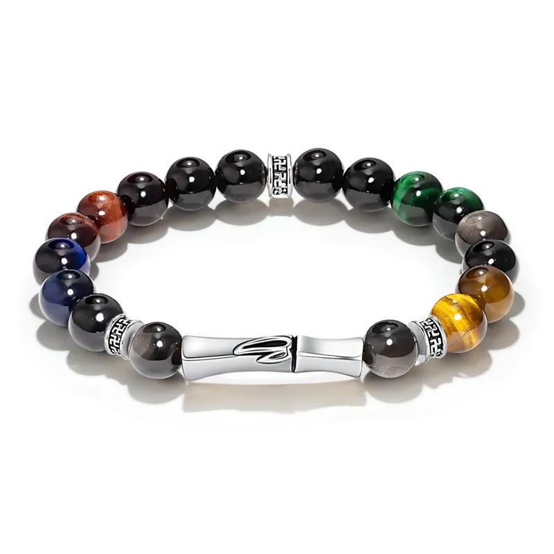 Jodie&Kevin Tiger's Eye Stone Bracelets Unisex-0