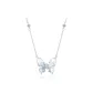 925 Silver-Ice Island Butterfly Necklace